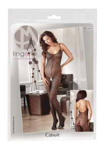 Catsuit schwarz M/L