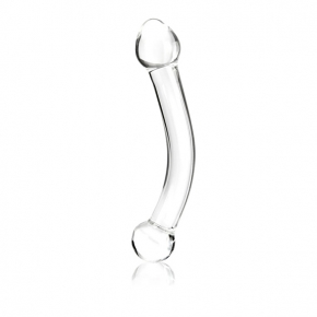 Gls - Curved G-Spot Stimulator Glass Dildo